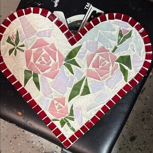 Beautiful Handmade Mosaic V day decor